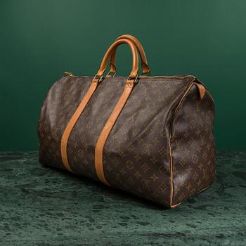 VÄSKA / WEEKENDBAG, "Keepall 50", Louis Vuitton.
