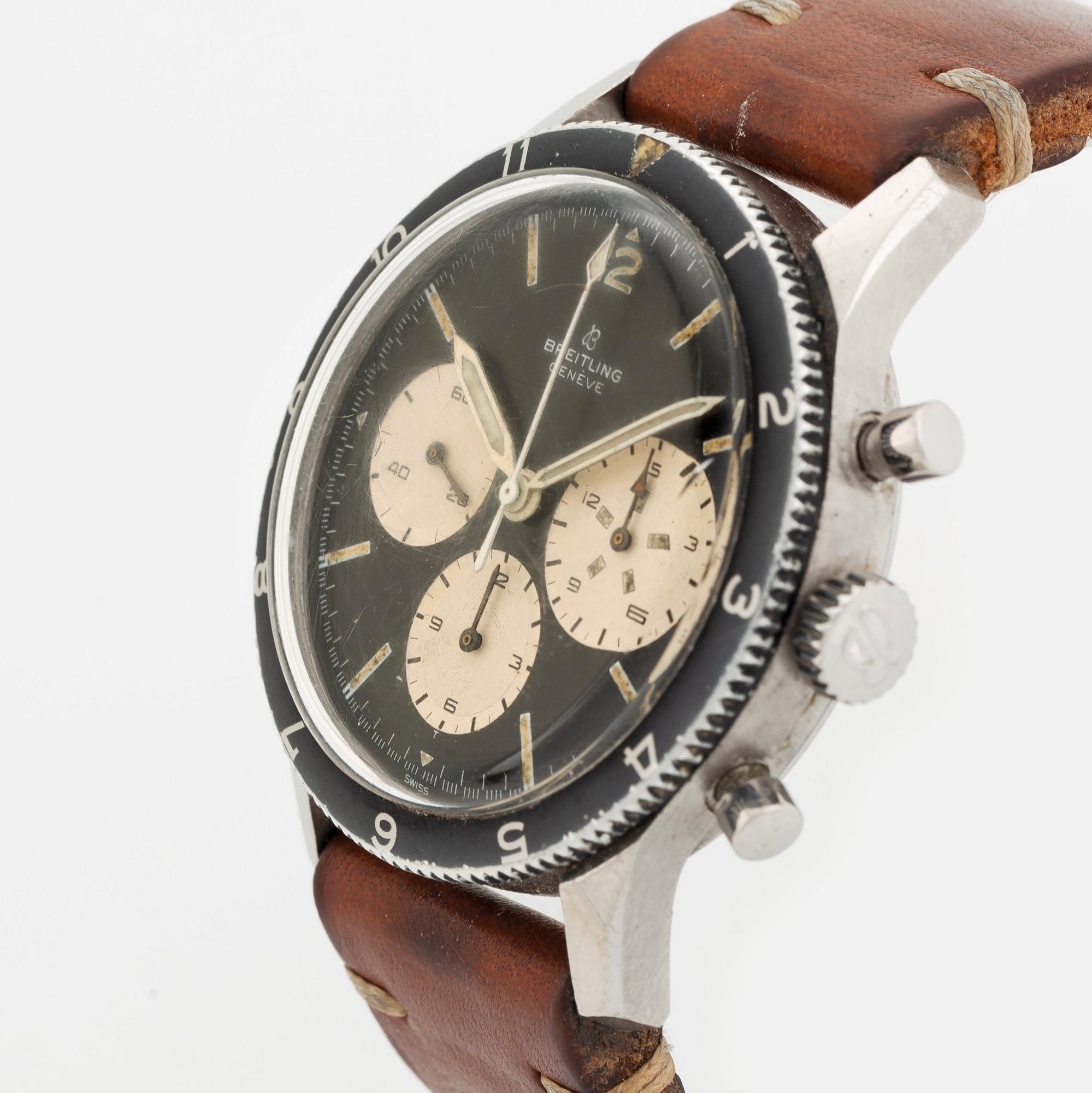 Breitling, 765 Co-Pilot, chronograph, "Jean-Claude Killy", ca 1967.