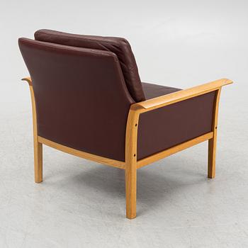 Fredrik Kayser, a sofa and armchair, Vatne Möbler, Norway, second half of the 20th century.