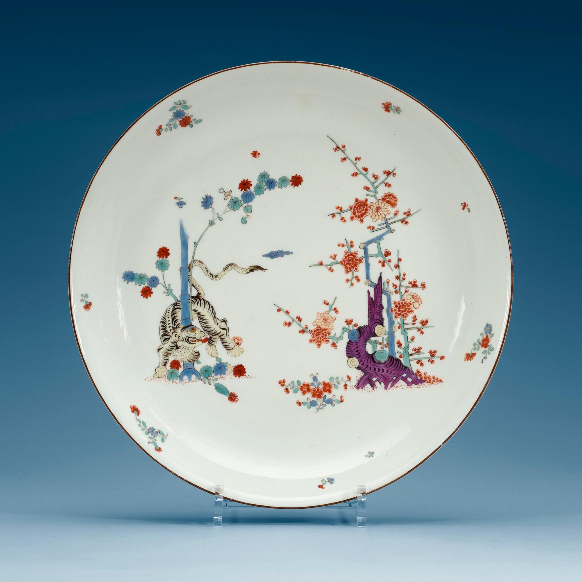 FAT, porslin. Meissen, 1700-tal, punktperioden.