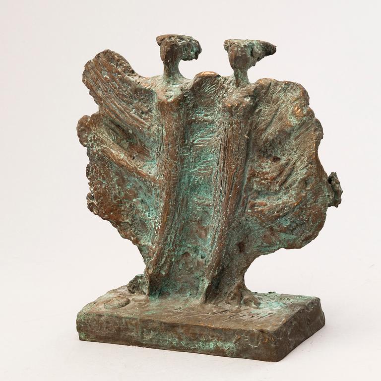 KARI JUVA, brons, signerad och daterad -90.