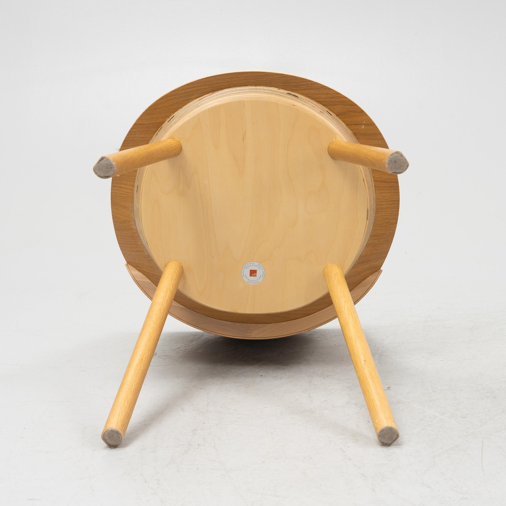 Stefan Diez, chairs, 5 pcs, "E15 Houdini", reportedly purchased in 2012.