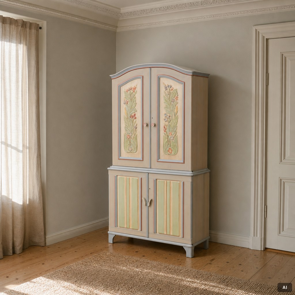 Carl Malmsten, A 'Stigberget' cabinet, Sweden, 1980's.