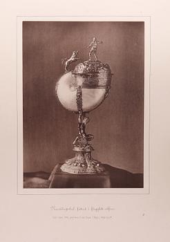 PARTI MÖNSTERPLANSCHER SAMT BOKMAPP, "Svenska Slöjdföreningen", 1880-1910-tal.