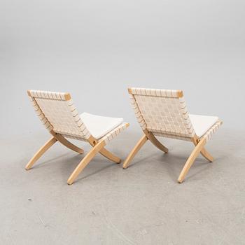 Morten Gøttler, a set of two Cuba chairs PJ Denmark 21st century.