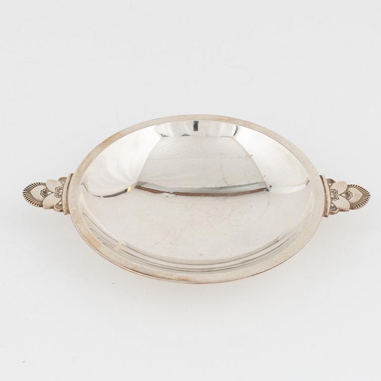 Gundorph Albertus, fat, sterling silver, modell "Cactus" 629, Firma Georg Jensen, 1930-/40-tal.