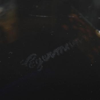 VAS, glas, Pavel Hlava, Bohemia, Tjeckoslovakien, etsad signatur samt etikett.