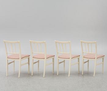 Carl Malmsten, dining table, 2 armchairs, 4 chairs, "Talavid", Waggeryd's Furniture Factory, second half of the 20th century.