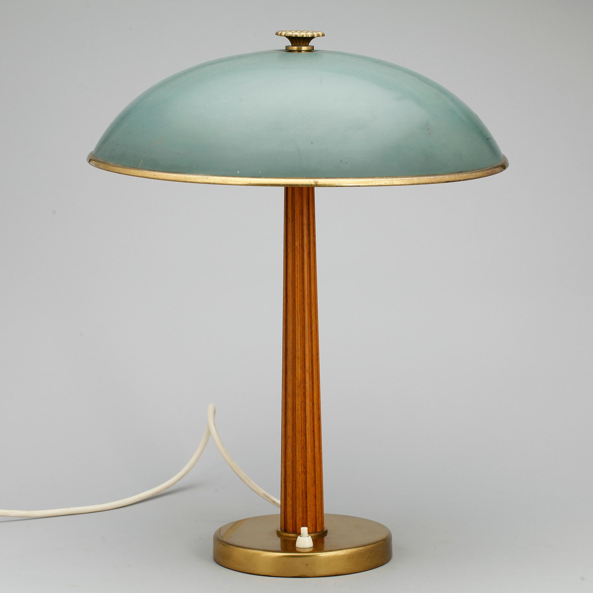 BORDSLAMPA, funkis, troligen Nordiska Kompaniet, 1930/40-tal.