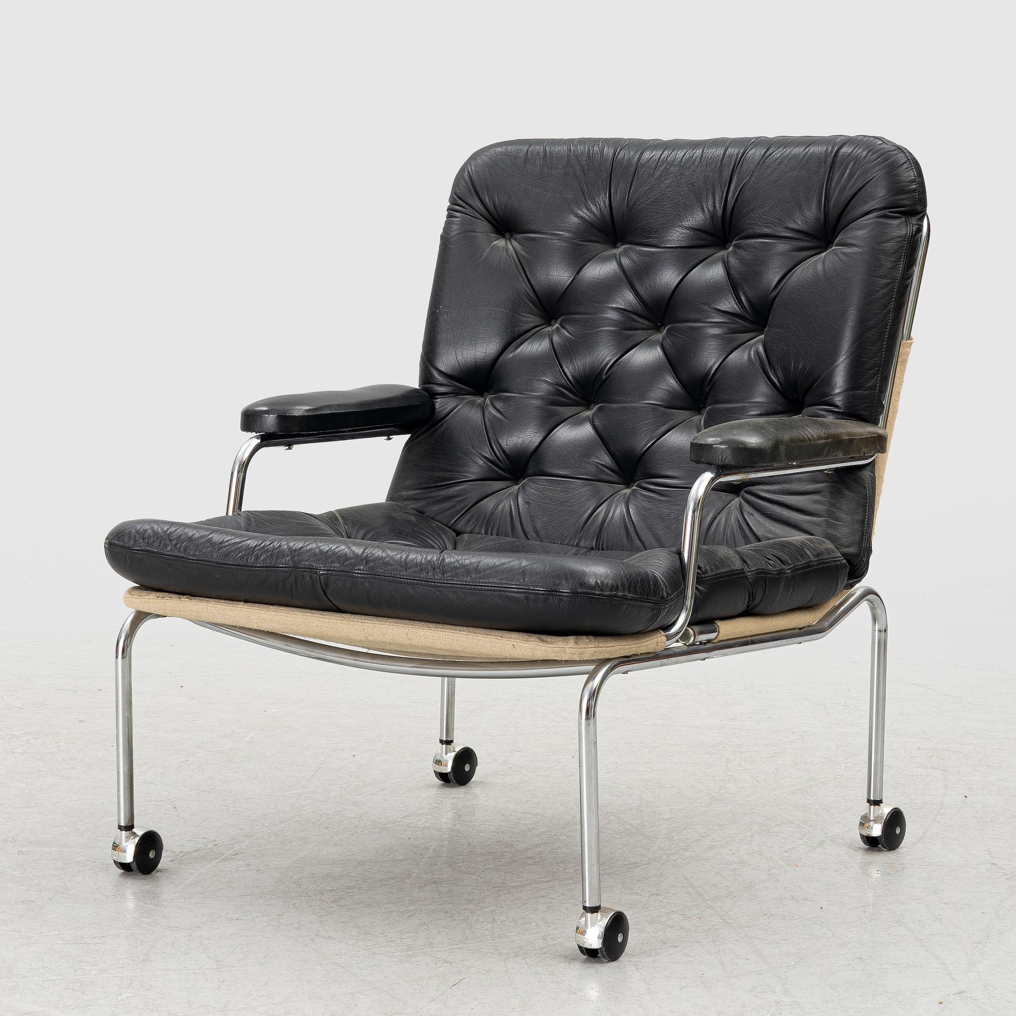 Pethrus Lindlöf, an 'Åsa' armchair, Lammhults, Sweden, 1970's.