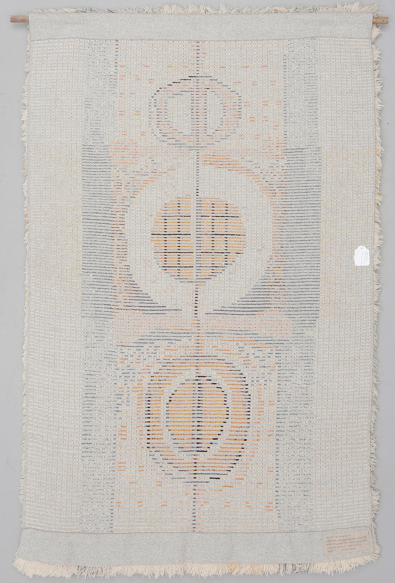 LEENA-KAISA HALME, RYIJY, Neovius. Noin 185 x 116 cm.