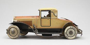 LEKSAKSBIL, Tipp & Co Coupé, Tyskland, omkring 1930. Märkt T.C. 22730.