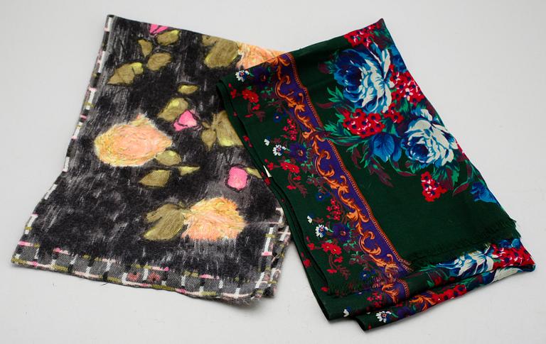 SJALAR, 2 st, ull/siden, Kenzo.