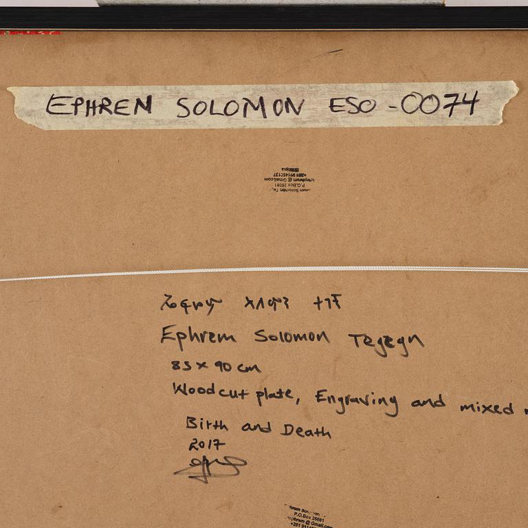 Ephrem Solomon Tegegn, "Birth and Death".
