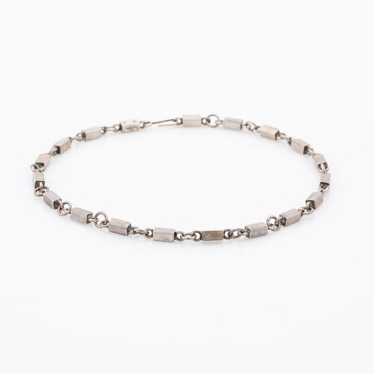 Wiwen Nilsson, necklace, sterling silver, Lund, 1966.