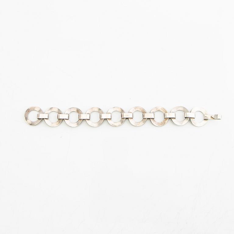Bracelet, silver, 1970.