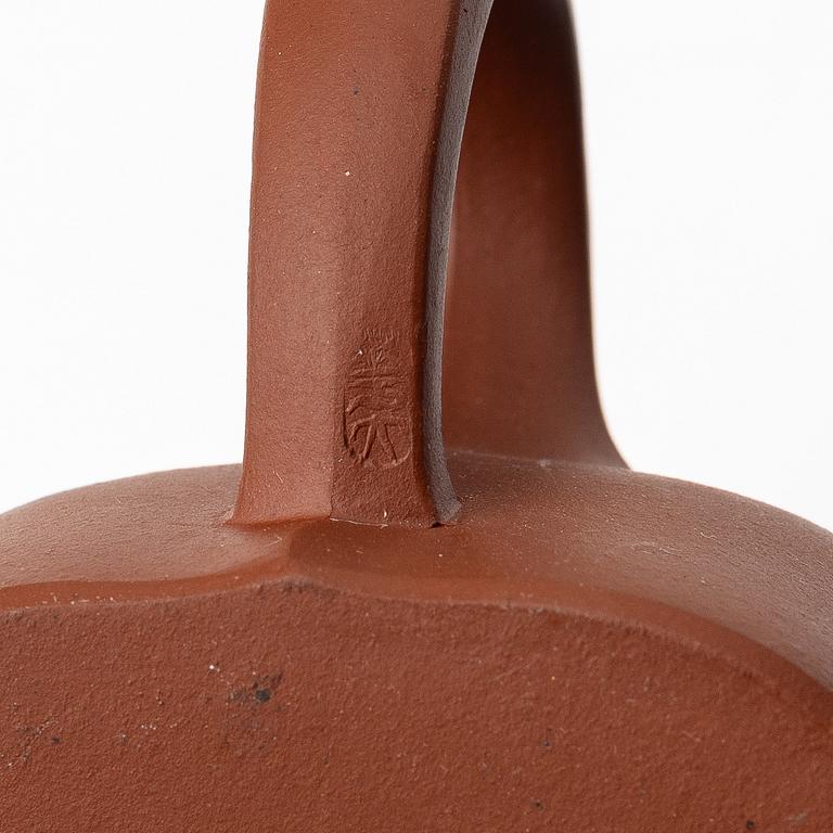 A group of three yixing teapots, China, 1980s.