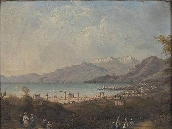 Okänd konstnär, omkring 1850, Orientalisk stad.