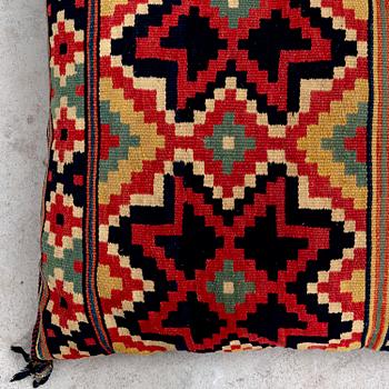 Agedyna (cushion) Skåne Herrestad's county flat weave, late 1800s approx. 105x45 cm.