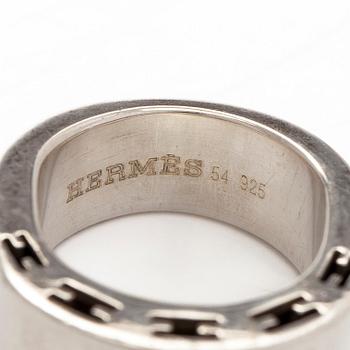 Hermès, ring, "Clarte", sterlingsilver.