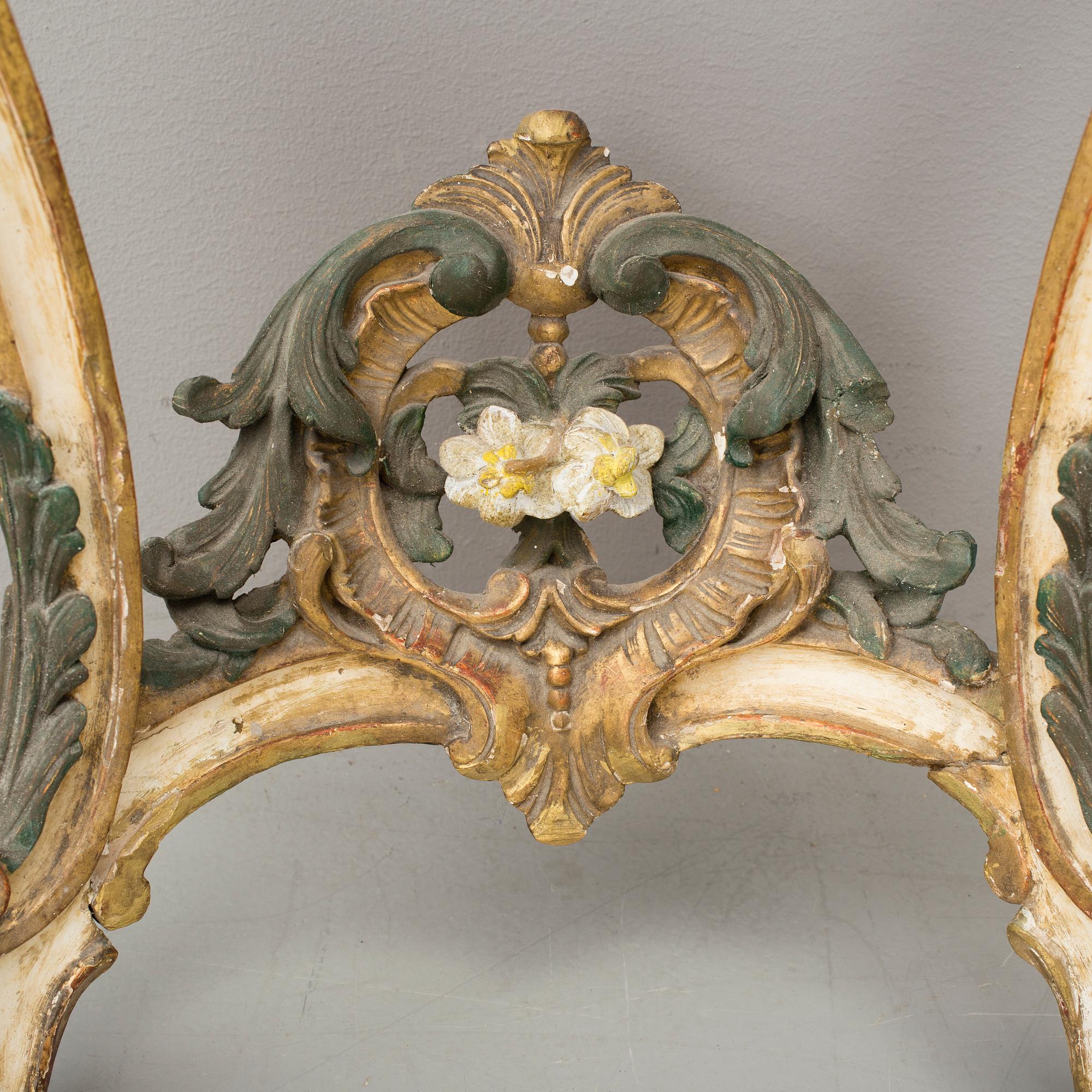 KONSOLBORD, Sydeuropa, 1800-talets andra hälft.