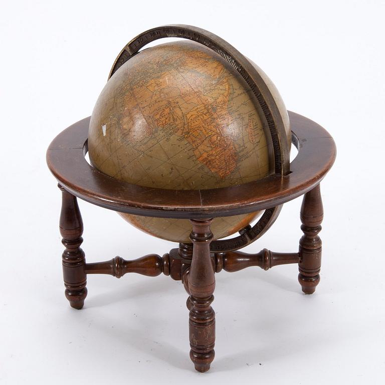 JORDGLOB, Hammond's Terrestial Globe, tidigt 1900-tal.