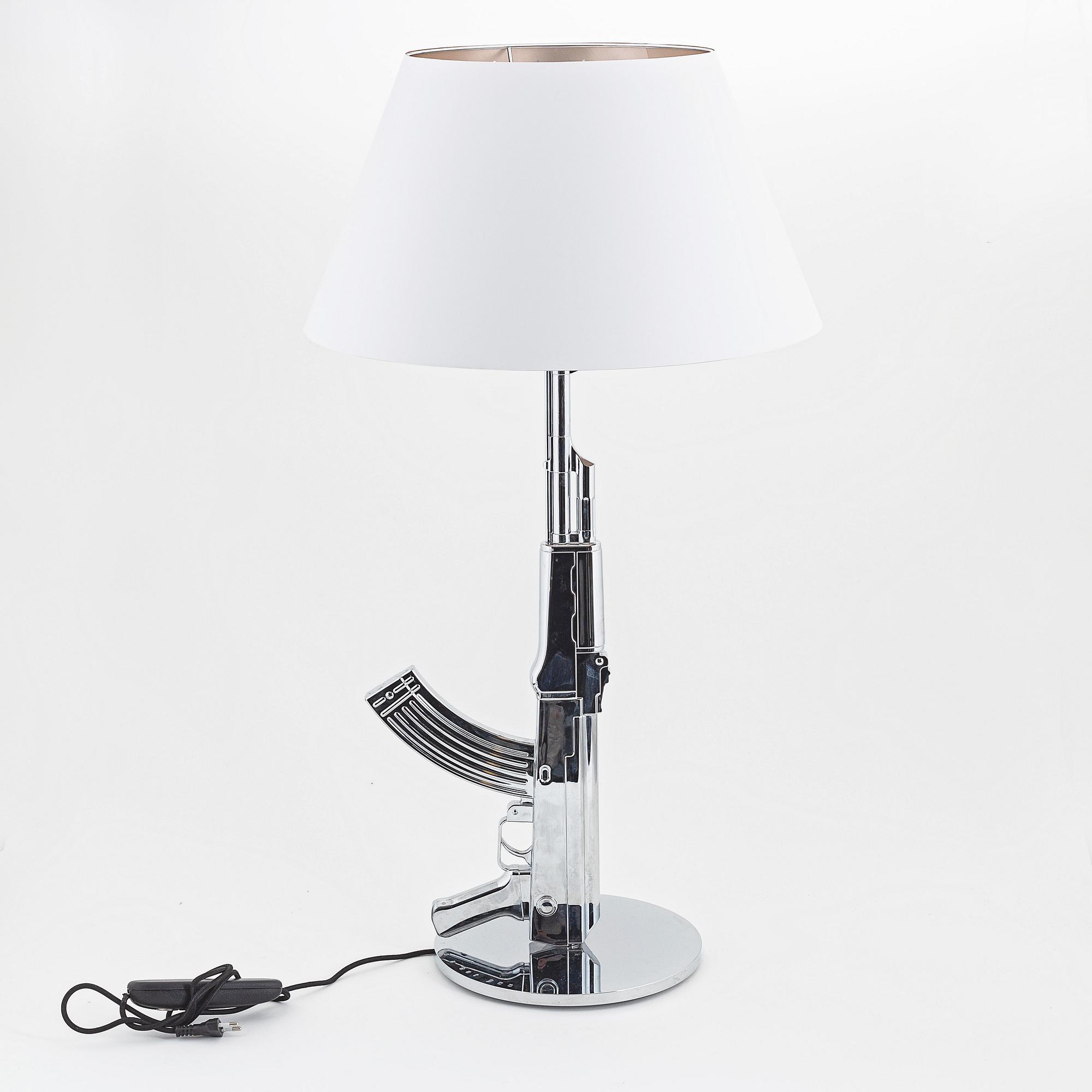 Philippe Starck, a table tamp, 'Guns - Table Gun', Flos, Italia, designed 2005.