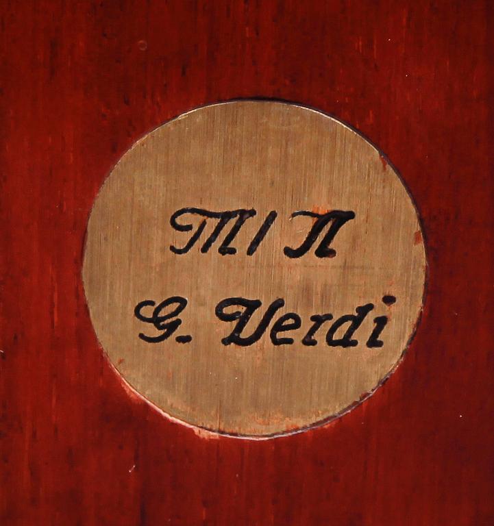 SKEPPSMÖBEL, bord samt 6 stolar, G. Verdi, 1900-talets andra hälft.