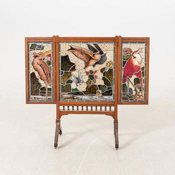 Screen/Fire screen Maple & Co around 1900.