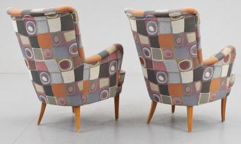 FÅTÖLJER, "Stora Furulid", Carl Malmsten.