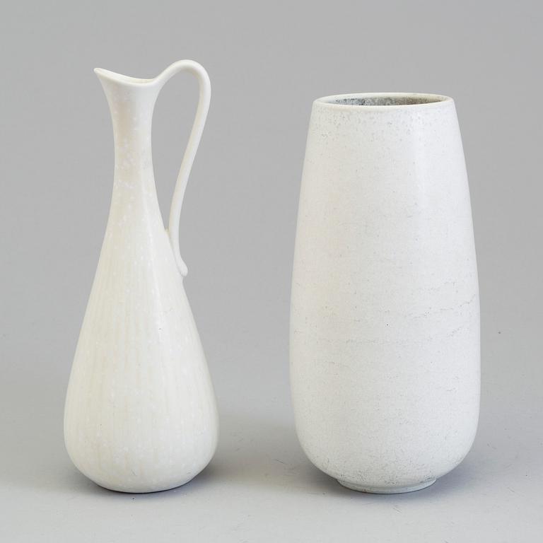 GUNNAR NYLUND, two stoneware vases from Rörstrand.