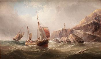 136. Henry Redmore, Skepp med fyr samt Vid kusten.