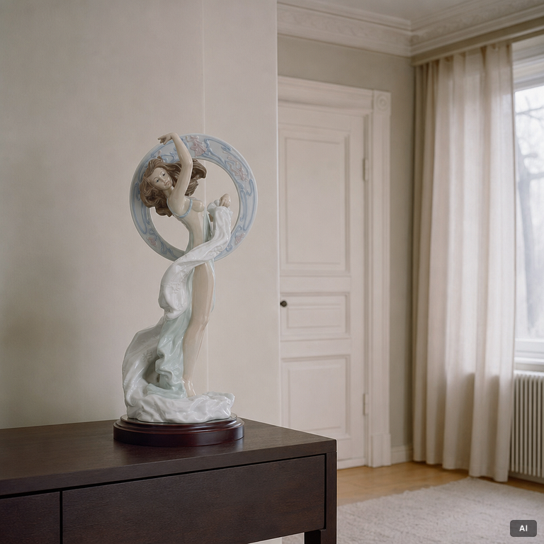 Regino Torrijos, figurine, "Dance", Lladró, Spain.