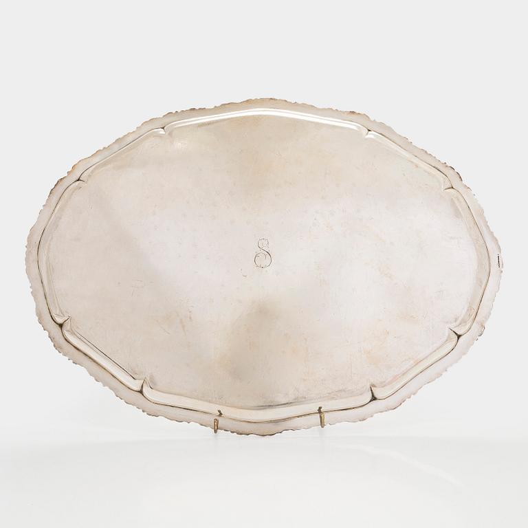 A silver tray, Kultakeskus, Tavastehus, 1947.