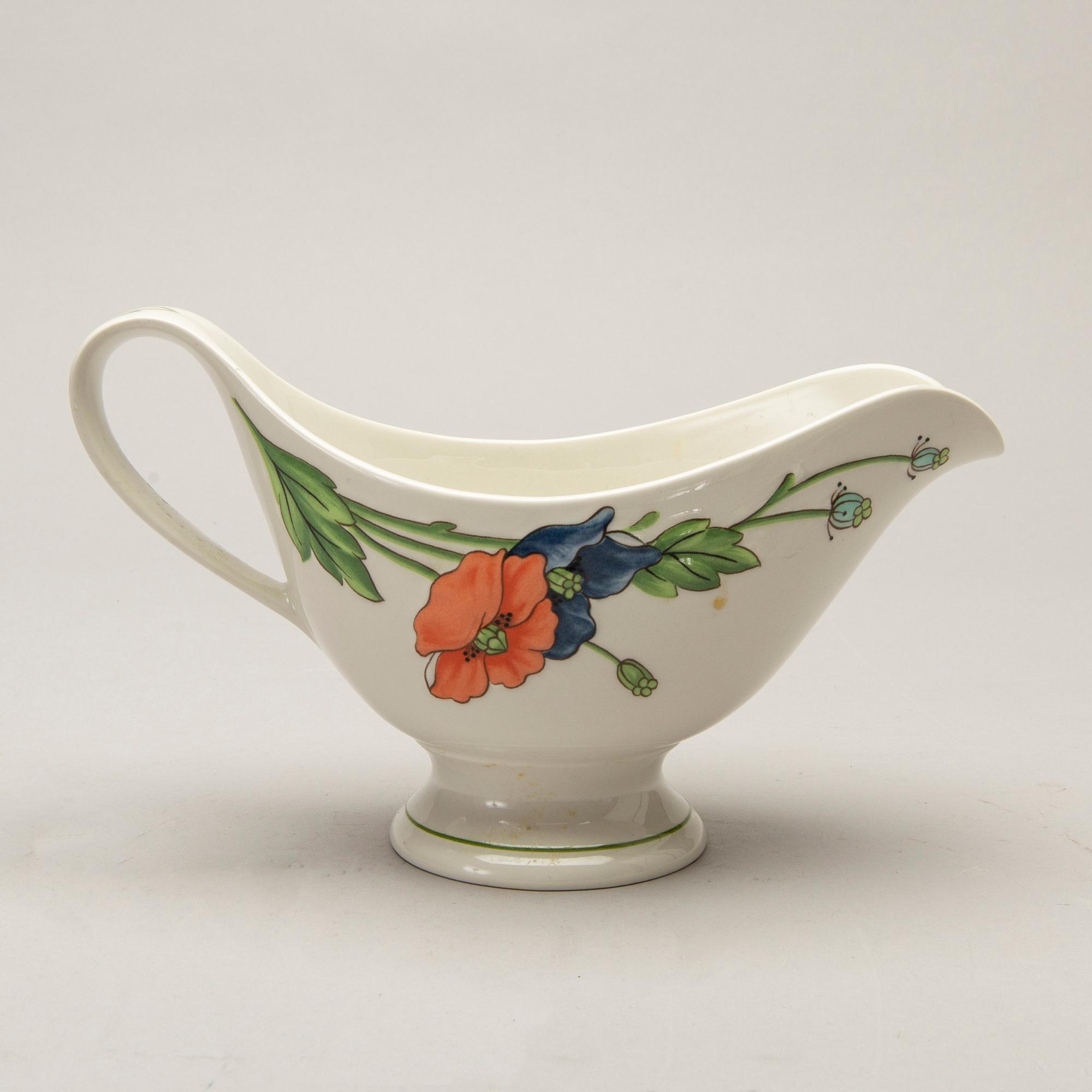 SERVIS Villeroy Boch 27 dlr "Amapola" porslin 1900-talets senare del.
