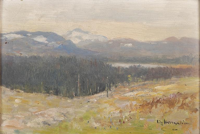 Olof Hermelin, Mountain landscape.