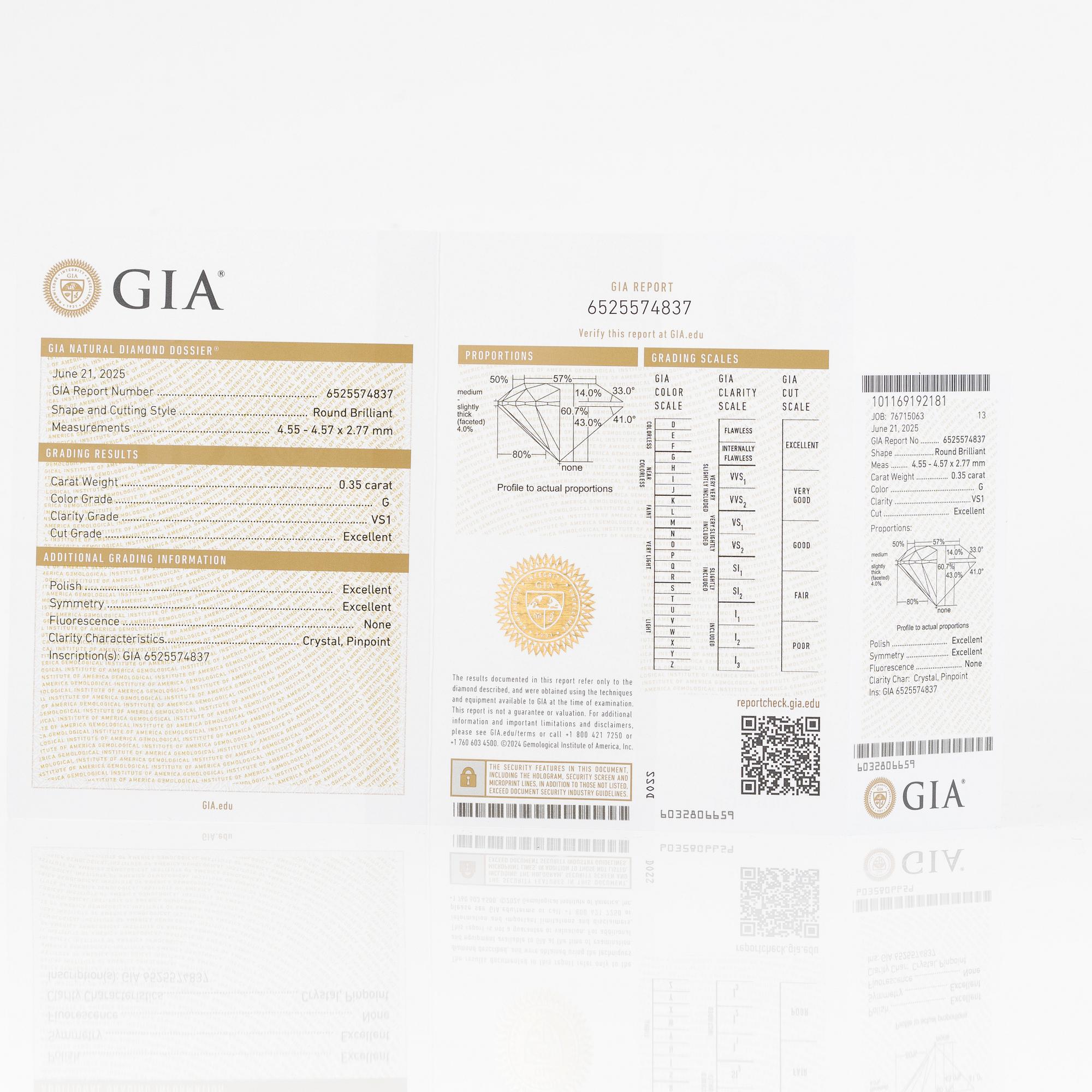 Earrings 18K white gold with brilliant-cut diamonds.