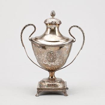 SOCKERSKÅL, silver, Sven Dahlström, Gävle, 1791.