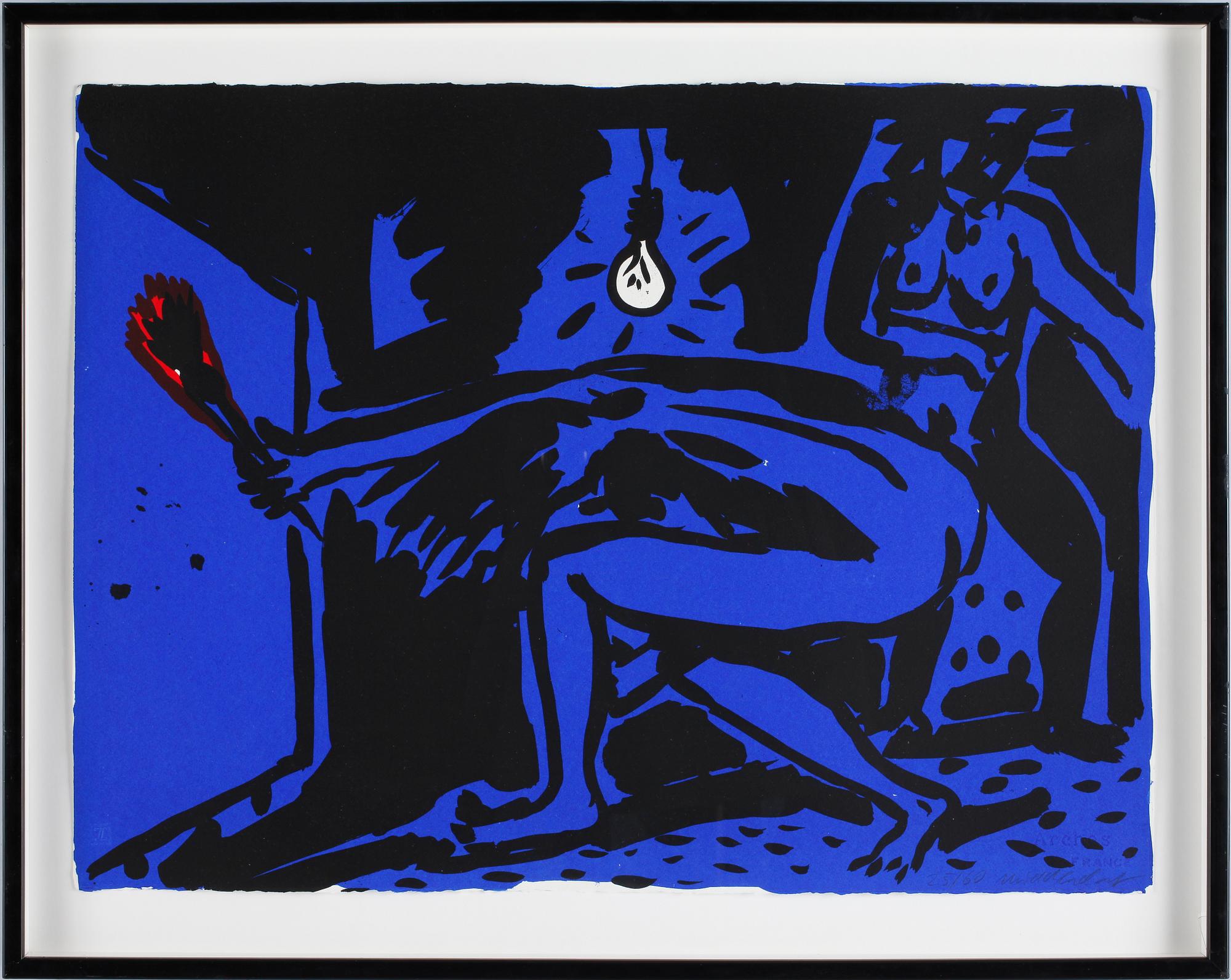 HELMUT MIDDENDORF, litografi, sign o numr 25/60.