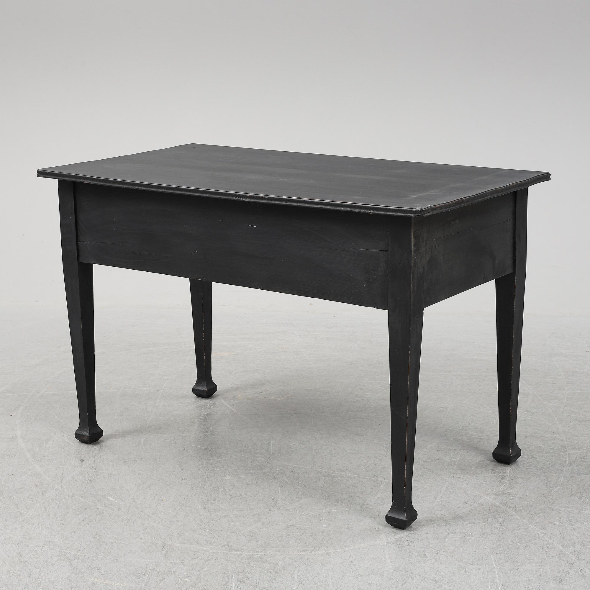 A painted pine desk, early 20th Century.