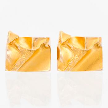 BJÖRN WECKSTRÖM, KALOSINNAPIT, 14K kultaa. Lapponia 1973.