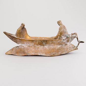 UNTO HIETANEN, sculpture, bronze, signed and dated 1990.