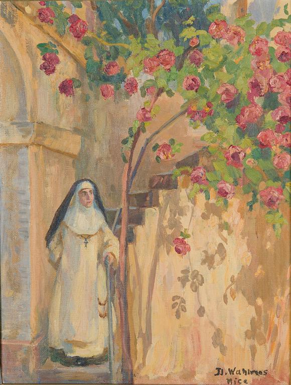 Dora Wahlroos, The Nun at the Stairs.