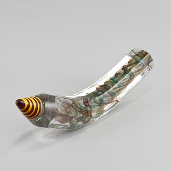 KJELL ENGMAN, skulptur, glas, Kosta Boda, signerad samt numrerad edition nr: 16.