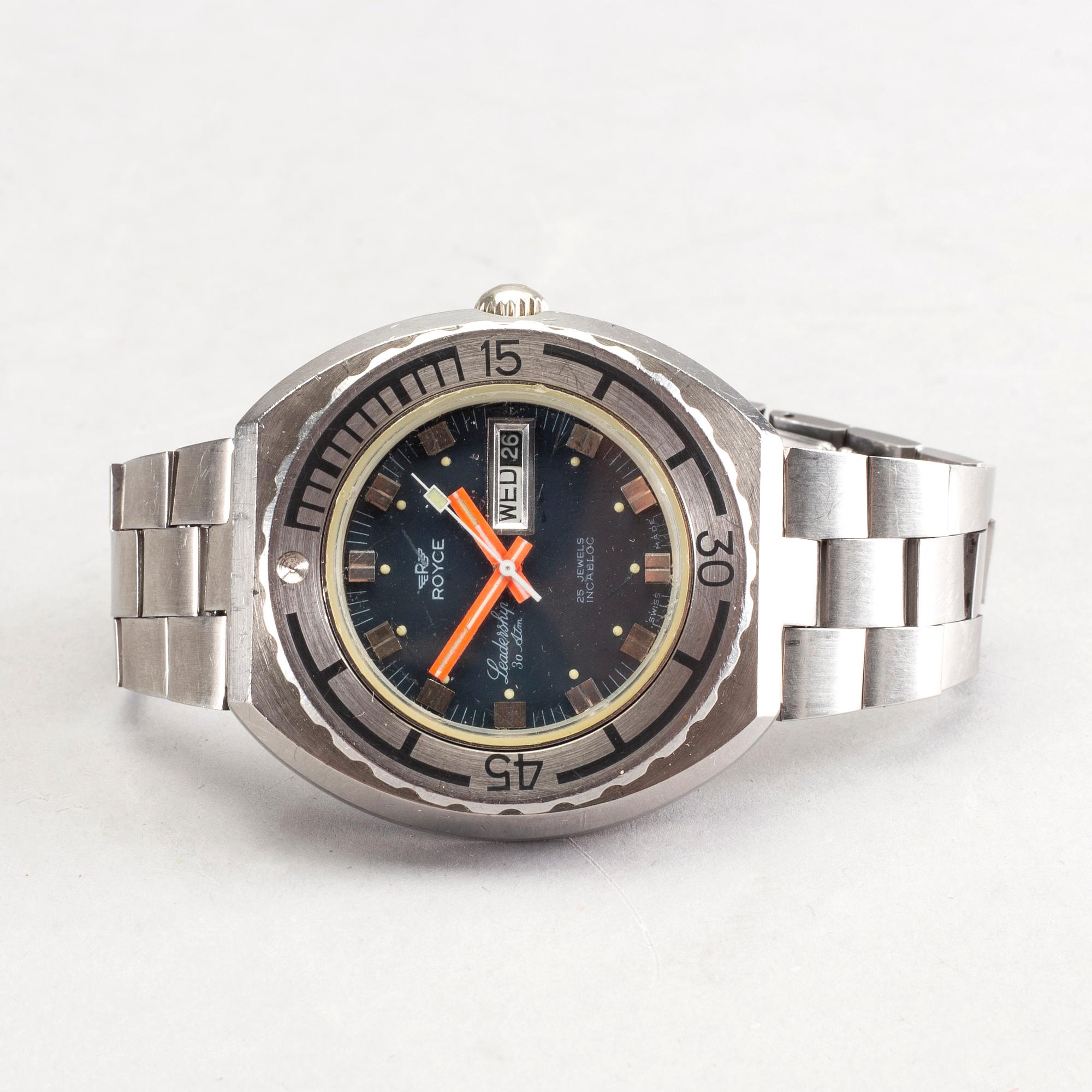 ROYCE, Leadership Automatic, wristwatch,