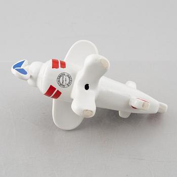 Lisa Larson, figurin, stengods, "Flygplan", ur serien "Traffic", Gustavsberg 1971-73.