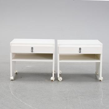 A pair of 'Avanti' bedside tables, Dux, 1980's.
