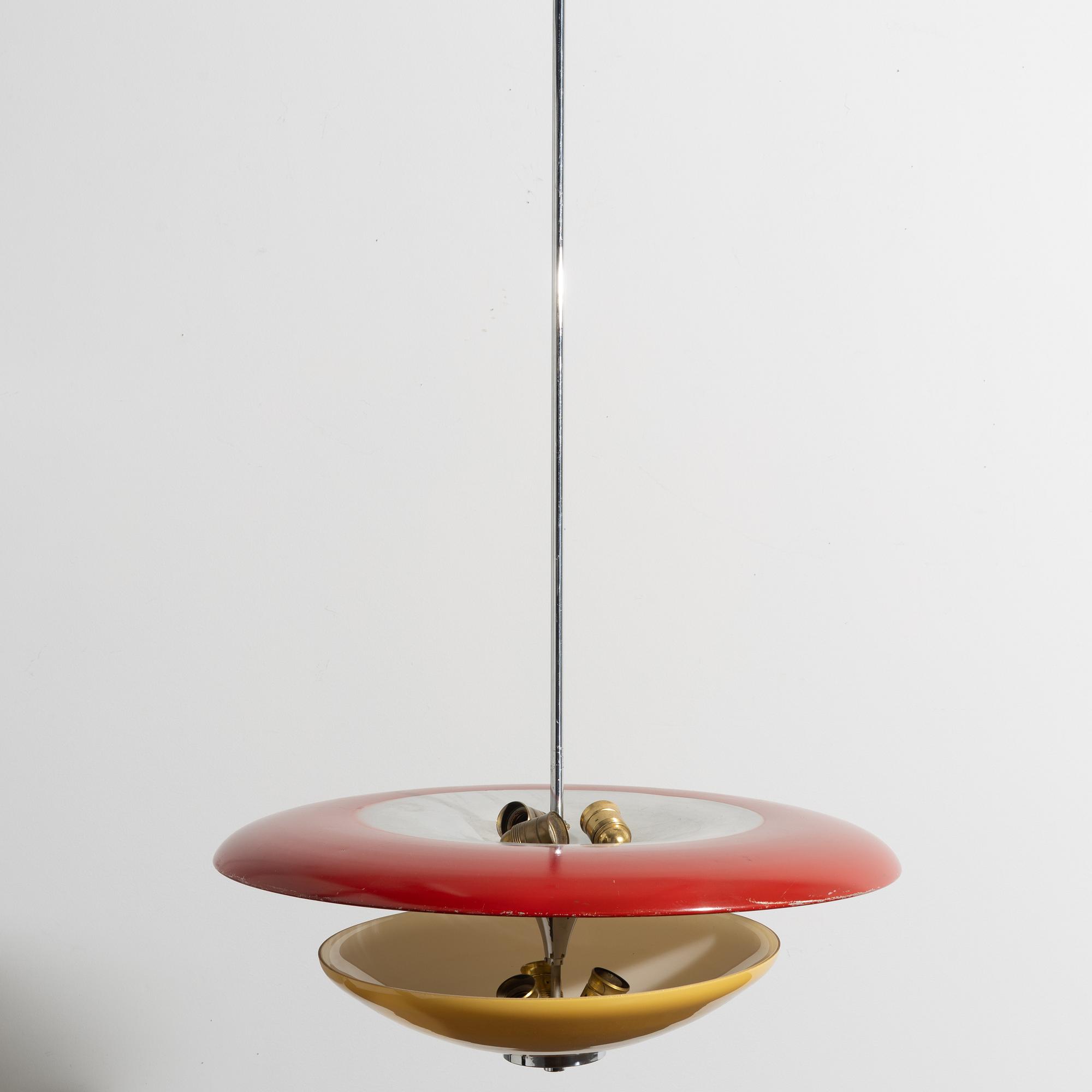 Cebe, a ceiling lamp model "75988", Svalöv, 1930s.
