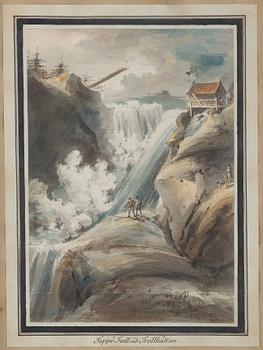 Johan Fredrik Martin, Ten scenes from the waterfalls at Trollhättan, Sweden.