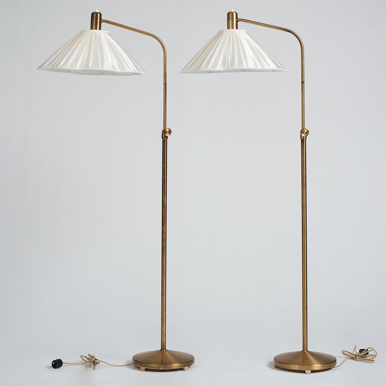 Golvlampor 1 par, Swedish Modern, ASEA, 1940-50-tal.